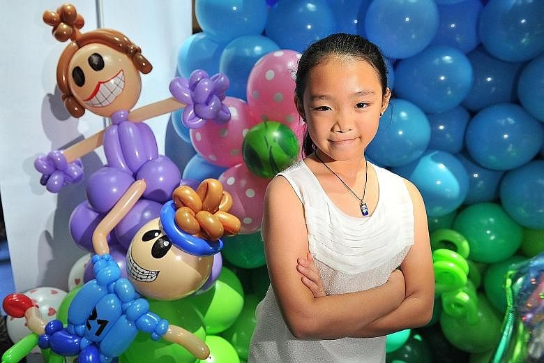 Kyanna Chong turned up yesterday to celebrate the 10th anniversary of KK Women's and Children's Hospital's Cleft and Craniofacial Centre (CCRC).