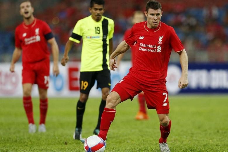 New signing James Milner will fill the midfield void left by the departure of Reds icon Steven Gerrard. 
