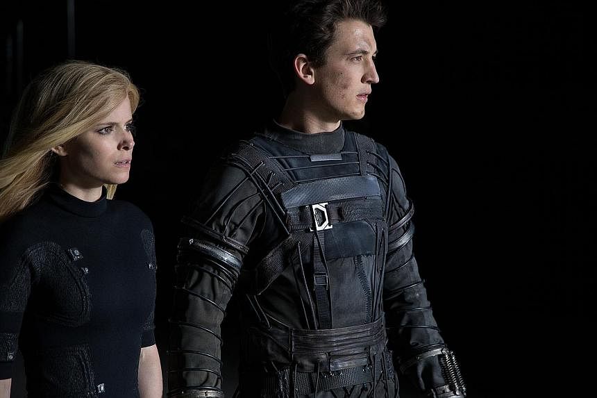 Miles Teller and Kate Mara star as Reed Richards and Sue Storm in the new reboot of Fantastic Four.