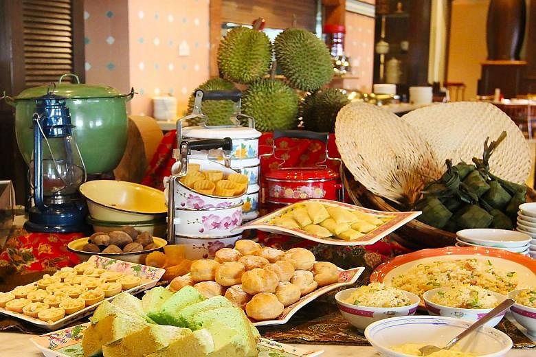 Tuck into nostalgic fare and durian desserts at Ellenborough Market Cafe.