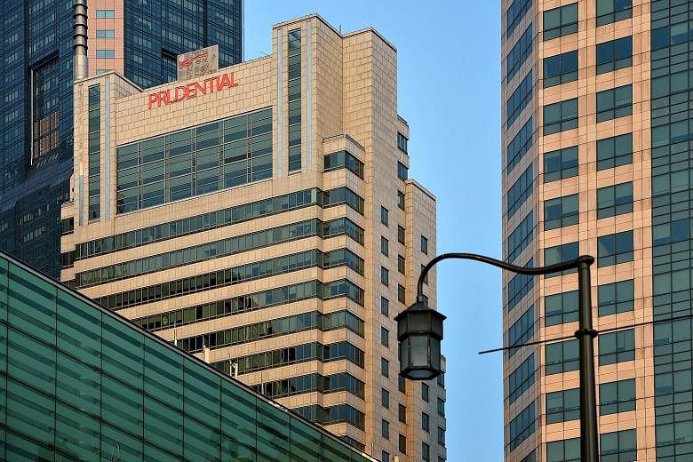 The Prudential Tower in Cecil Street. In Asia, Prudential is focused on meeting the protection and savings needs of the growing middle classes through its agency force and bank partnerships, says group chief executive Mike Wells.
