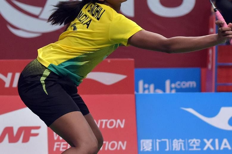Indian shuttler P.V. Sindhu suffered an injury-plagued season but found her game to beat China's Olympic champion Li Xuerui during their round of 16 match at the World Championships in Jakarta yesterday.