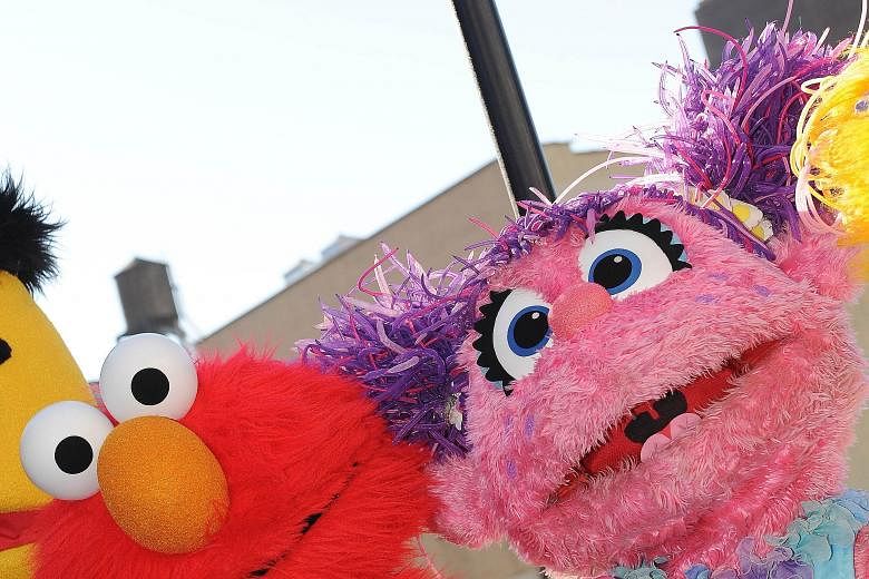 Sesame Street has been showing on the PBS public TV network for 45 years.