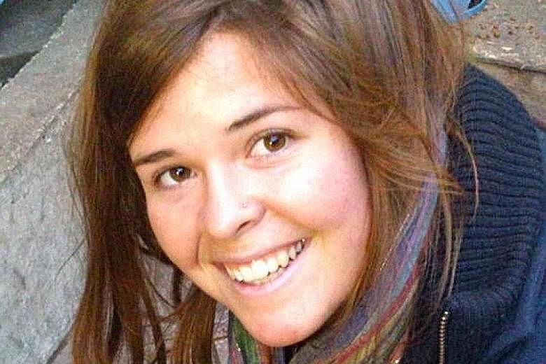 ISIS claims Ms Kayla Mueller was killed in a Jordanian air strike on Feb 6. She had been a captive for 18 months.
