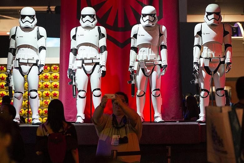 Stormtroopers from Star Wars stood out at the D23 Expo in California last Friday.