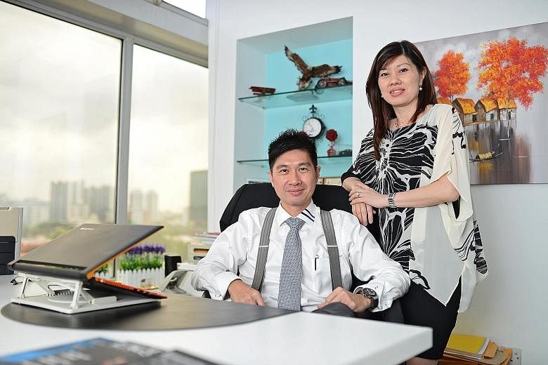 Mr Freddy Sim and his wife, Ms Viviena Chin, decided to set off on their own in 2005, but on the day they got a licence for their firm, former colleagues who wanted to join them changed their minds.