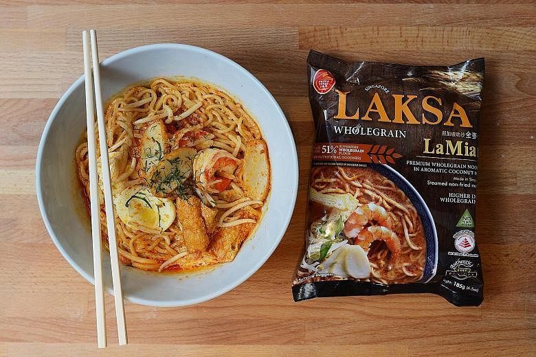 Prima found that MSG was frowned upon in the US when it started exporting products there. It started making healthier food five years ago, and has produced items like wholegrain laksa.