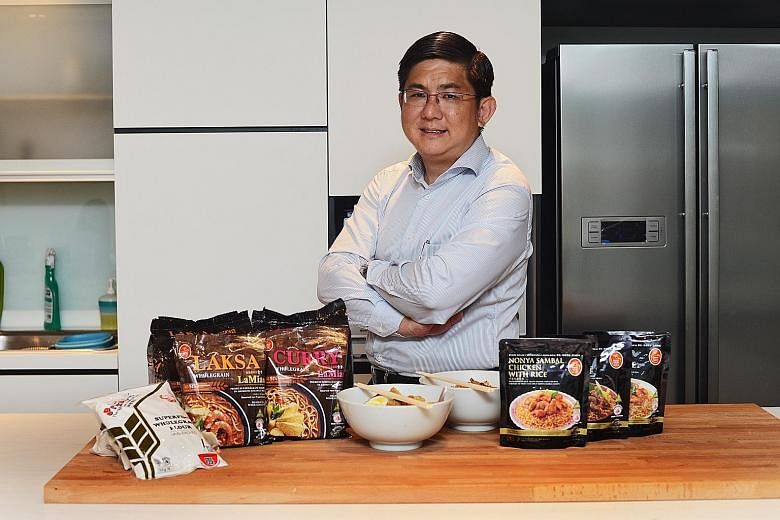 There is a perception that healthy food does not taste good and that good-tasting food is bad for your health, said Prima executive director Lewis Cheng (left).
