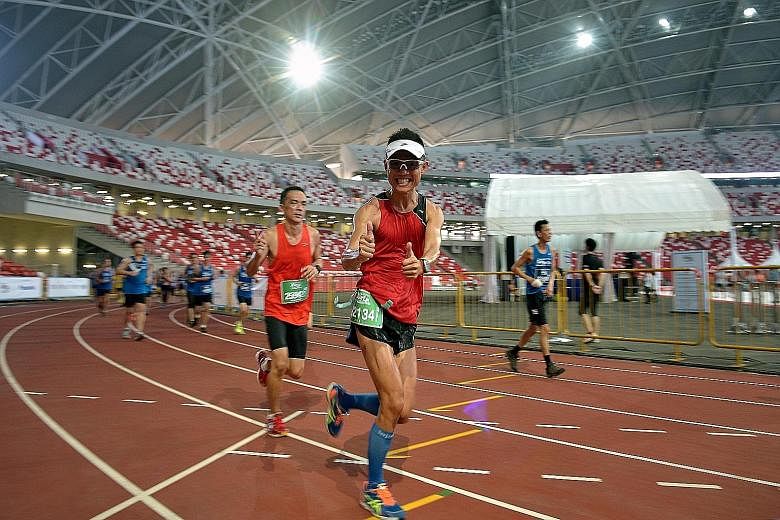 ST Run participants can register to bring along supporters to cheer them on towards the finishing point at the National Stadium.