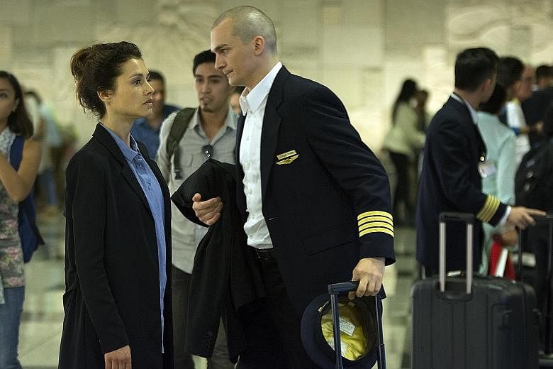 Hitman: Agent 47, starring actress Hannah Ware and Rupert Friend (both above), was partially shot in Singapore.
