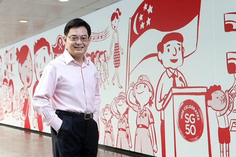 Education Minister Heng Swee Keat stressed that there should be no let-up in the pursuit of excellence - it should be "part of Singapore's DNA", but he added that there is a need to broaden the definition of excellence and to recognise everyone for a