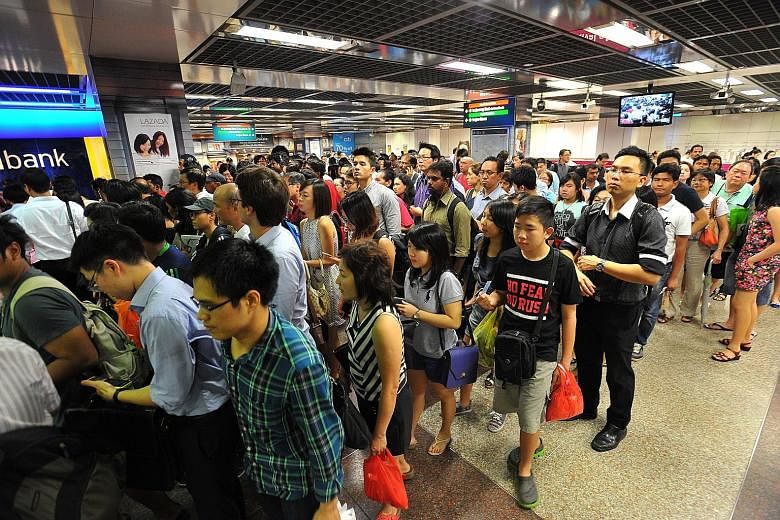The July 7 breakdown of train services on two lines hit some 250,000 commuters during the evening peak hour. There were accounts of people whose trains broke down around 7pm and not getting home until close to midnight. A review in the wake of the in