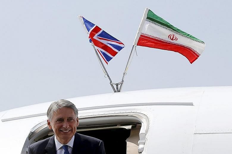 Mr Philip Hammond is only the second British foreign minister to visit Iran since the 1979 revolution.