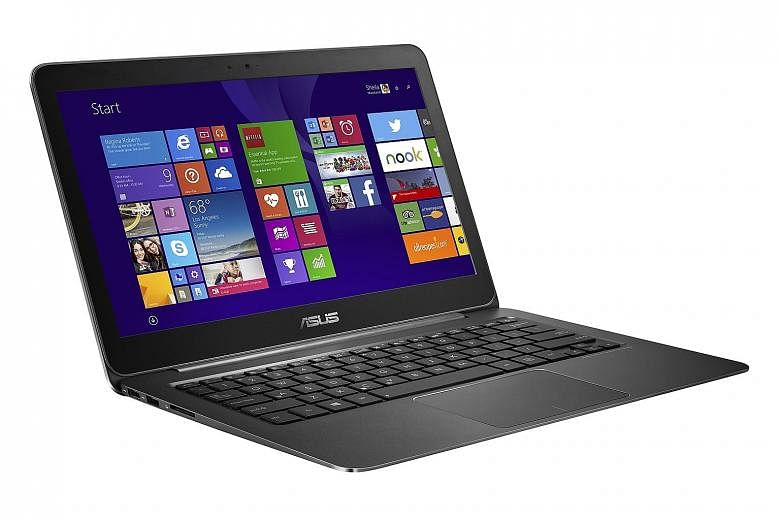 The Asus ZenBook UX305 comes preloaded with Windows 8.1, but the reviewer could upgrade it to Windows 10 without trouble.