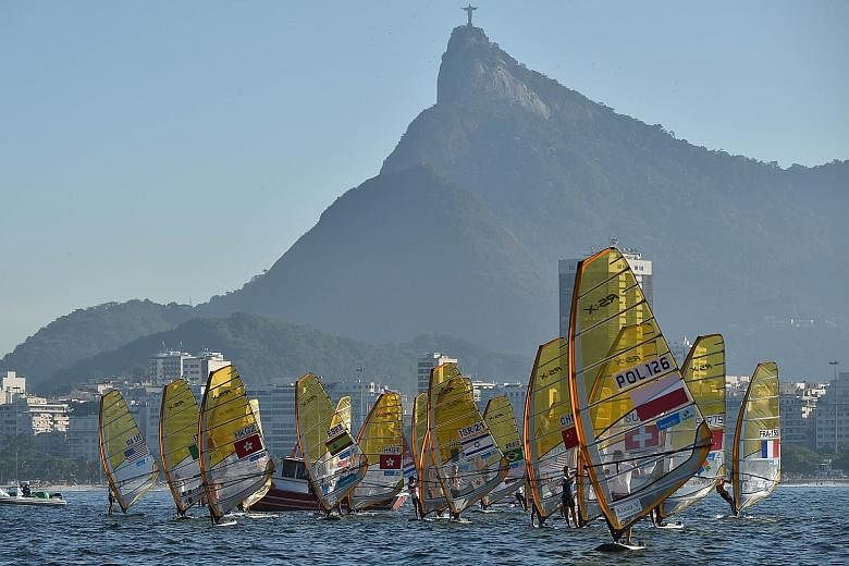 Organisers have held test events in Rio's Guanabara Bay but there is no guarantee that the scenic venue will be deemed suitable for sailors when the Olympic Games begins next year. The polluted water and floating garbage pose problems.