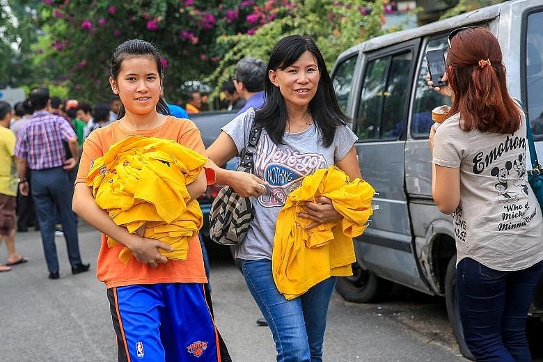 Bersih T-shirts are being snapped up in the run-up to this weekend's rally, which aims to press for democratic reforms and Prime Minister Najib Razak's resignation over controversial political funding.