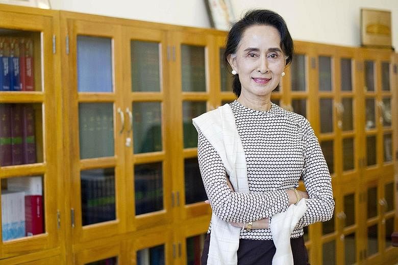 Ms Aung San Suu Kyi said that her long-cloistered country, Myanmar, still has a long way before it can be called democratic.