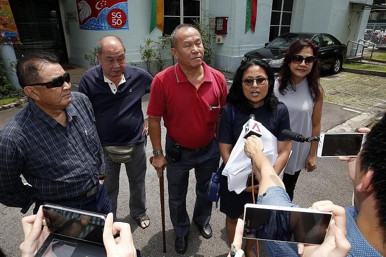 (From far left) Dr David Tan, Mr Eddie Ng, Mr Eric Seow, Ms Fatimah Akhtar and Ms Soon Siew Tin plan to contest a group representation constituency if they find that the candidates fielded by existing parties are no better than a "potted plant".