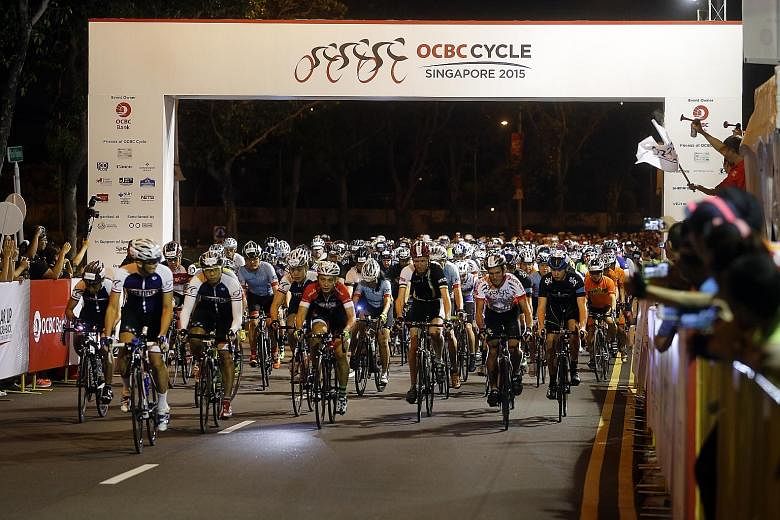 This year's OCBC Cycle, which included the 42km The Sportive Ride, boasted routes which were challenging enough to keep serious cyclists entertained. The community rides finished in the National Stadium. 