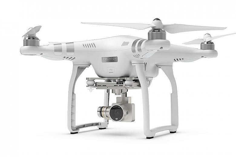 The DJI Phantom 3 comes in three variants - Standard, Advanced and Professional - which differ only in their cameras. It is responsive and easy to use, and its 1.3kg weight, 60cm diameter and three-axis gimbal image stabilisation make for very steady