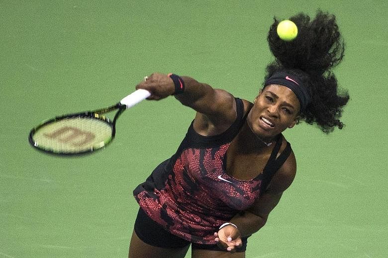 Serena Williams was hardly tested in the first round of the US Open as her opponent, Vitalia Diatchenko, was forced to retire in the second set because of injury.