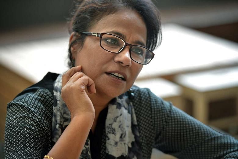 Seema Biswas (above) plays the mother of an ex-convict in A Yellow Bird, a drama by local film-maker K. Rajagopal. 