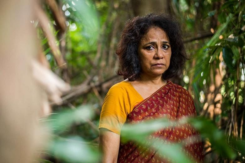 Seema Biswas plays the mother of an ex-convict in A Yellow Bird (above), a drama by local film-maker K. Rajagopal. 