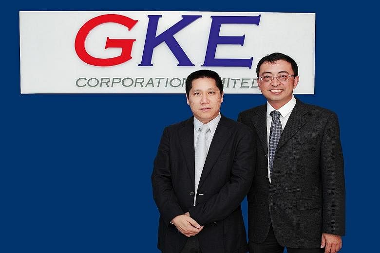 GKE Group has entered into a sale and leaseback of its headquarters cum warehouse, says chief executive Neo Cheow Hui (above).