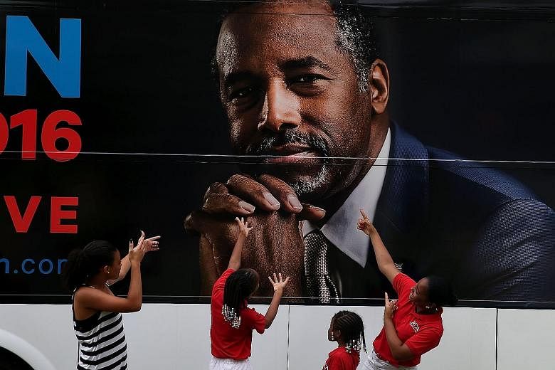 At the Republican debate on Aug 6, Dr Carson spoke of separating conjoined twins and removing half a brain as qualifications for the Oval Office.