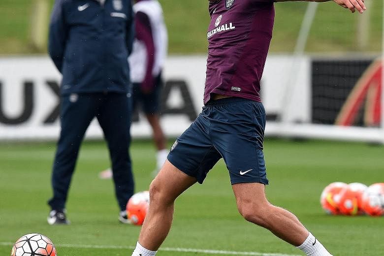 Harry Kane, in training ahead of tonight's Euro 2016 qualifier, will hope to be on the scoresheet for England against San Marino.