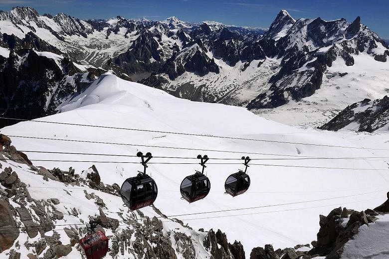 For best views, take a cable car across the French Alps, says Ms Gauri Garodia (above).