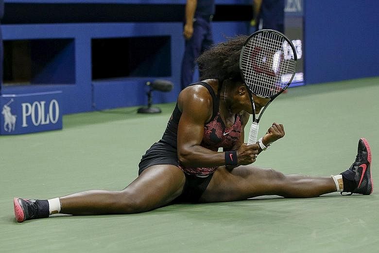 Serena Williams survives a stern test of her credentials in a 3-6, 7-5, 6-0 victory over Bethanie Mattek-Sands. The world No. 1 may meet sister Venus in the quarter-finals.