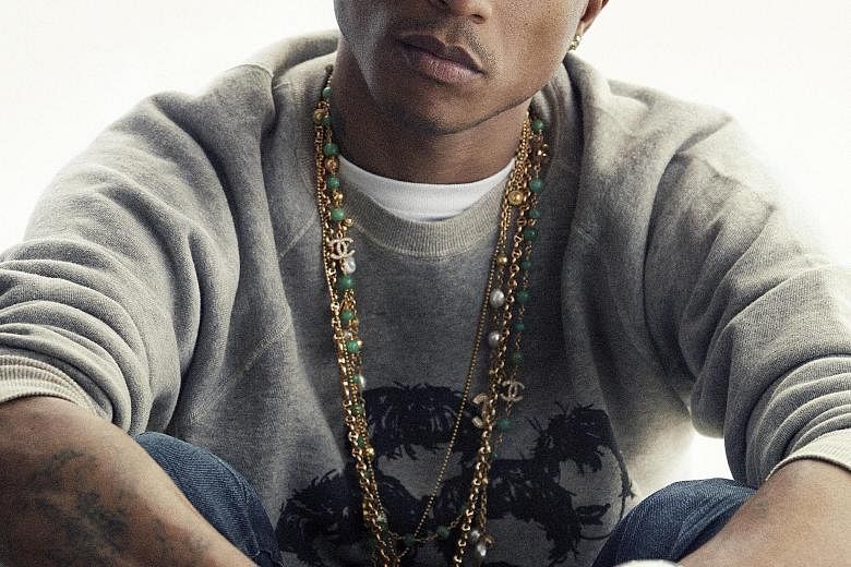 Pharrell Williams is performing at the Formula One Singapore Airlines Singapore Grand Prix on Sept 18.