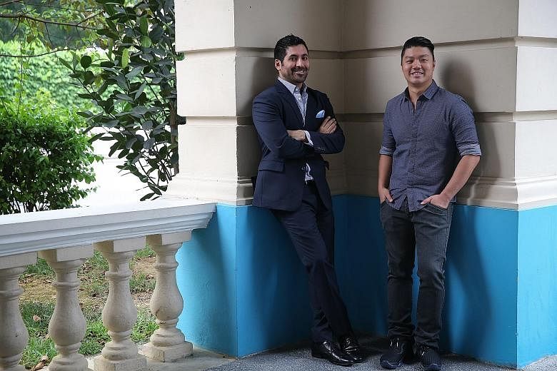 Owners Raj Datwani (far left) and Alex Chew are spending a seven-figure sum to give the space where Bacchanalia used to occupy an overhaul.