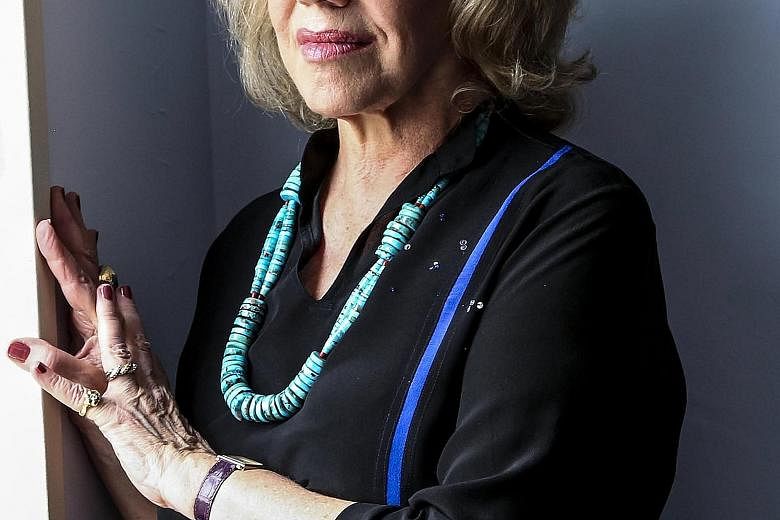 Author Erica Jong (above) takes on the topic of sex between older adults in her new novel Fear Of Dying (above)