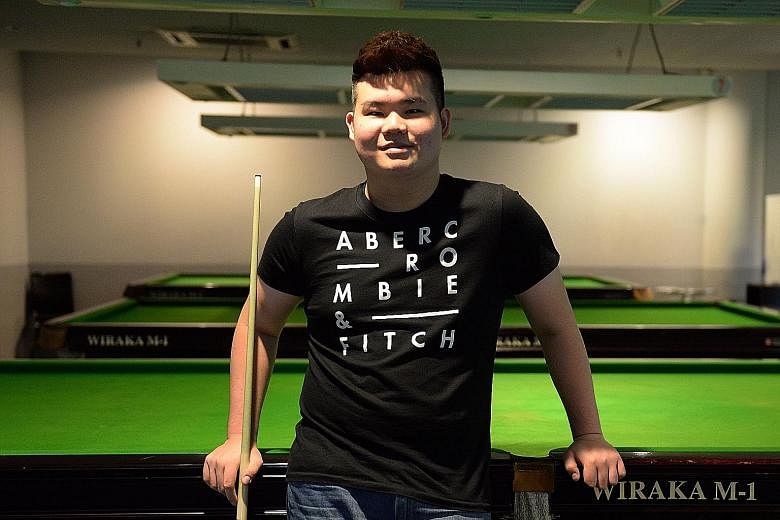 Aloysius Yapp is one of three Singaporeans competing at the World Nine-ball Championship in Doha, Qatar this week. He is ranked 43rd in the world but will be unseeded for the elite tournament that begins on Saturday.