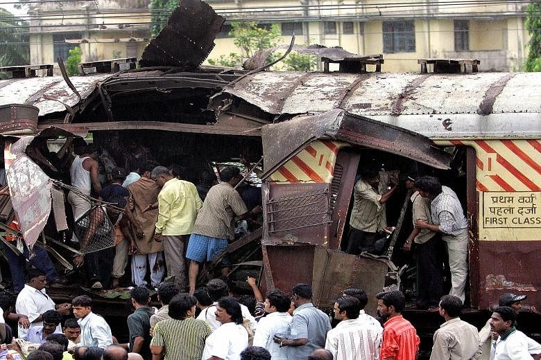 The bombings on commuter trains in Mumbai in 2006 killed about 190 people and injured more than 800.