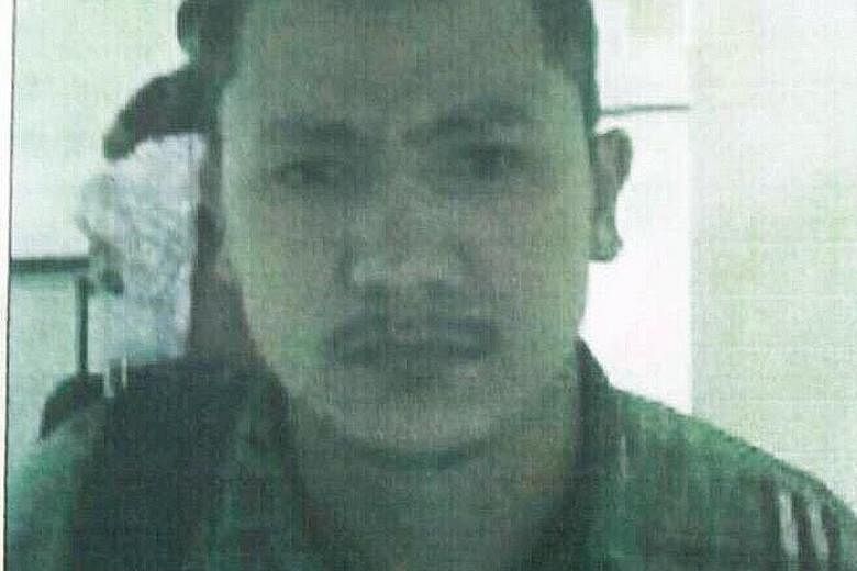 Thai police handed out an undated picture yesterday of the latest suspect in the Erawan Shrine bombing.