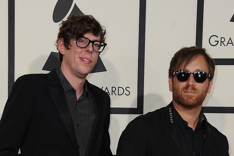 Patrick Carney (above) of The Black Keys says singer Jack White tried to fight with him.