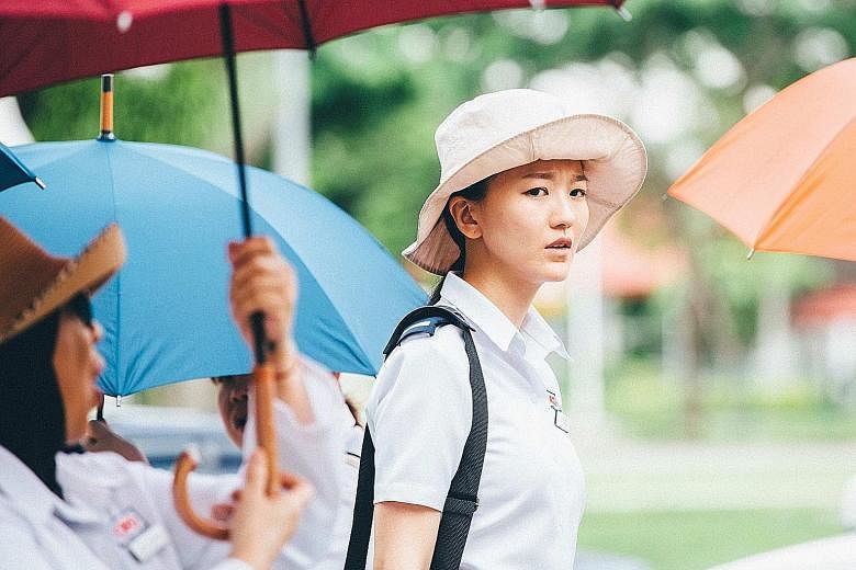 Joi Chua plays 38-year-old Fei Fei, a carpark attendant looking after a father stricken with dementia.