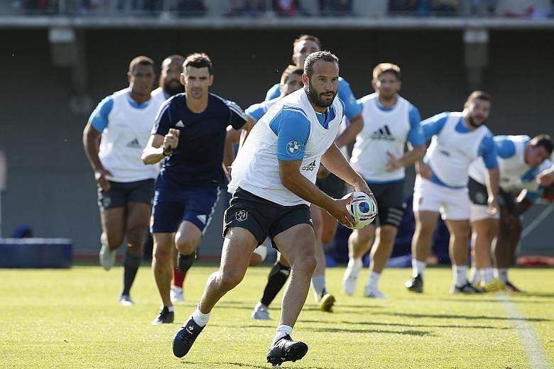 France have been boosted by a pair of successive victories in warm-up matches against England and Scotland. But the team (above) will not appease fans if they do not beat Italy convincingly.