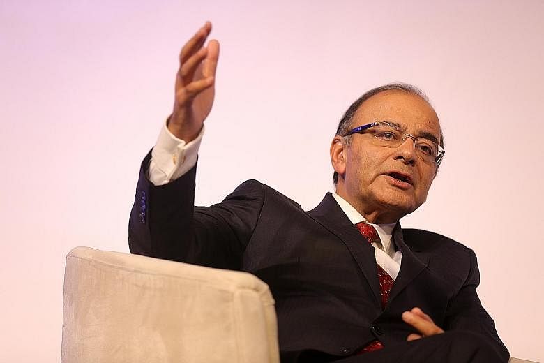 India is not a significant part of the Chinese production chain, said Indian Finance Minister Arun Jaitley at a Singapore Summit event yesterday.