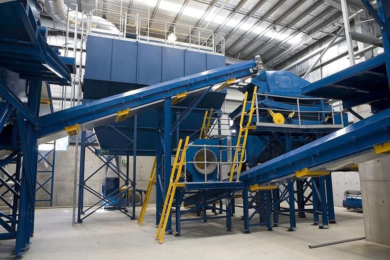 A SembSita advanced waste-treatment facility. Sembcorp will use the proceeds from the sale of its 40% SembSita stake to invest in businesses and markets with high growth potential, in line with its focus on the energy and water sectors, said presiden