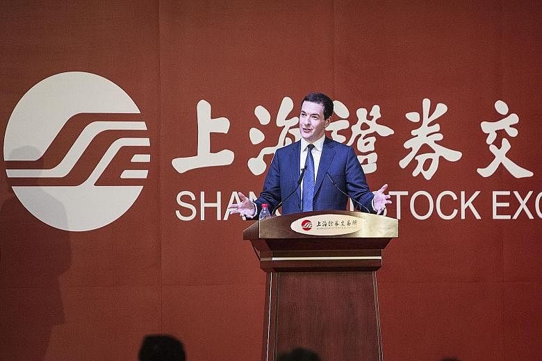 Mr George Osborne yesterday said Beijing's switch in strategy away from an export-led growth would present more opportunities.