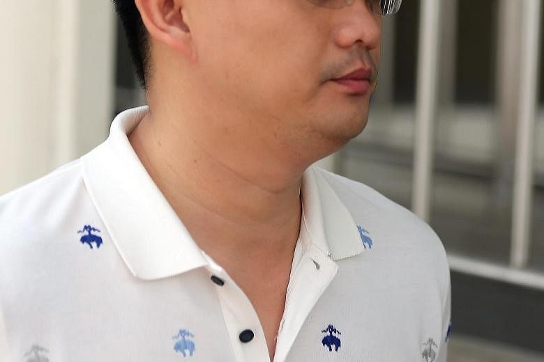 Soh Yew Meng (left) faces four charges of taking bribes from three contractors and three of trying to get bribes. Tan Siow Hui allegedly abetted in the offences.