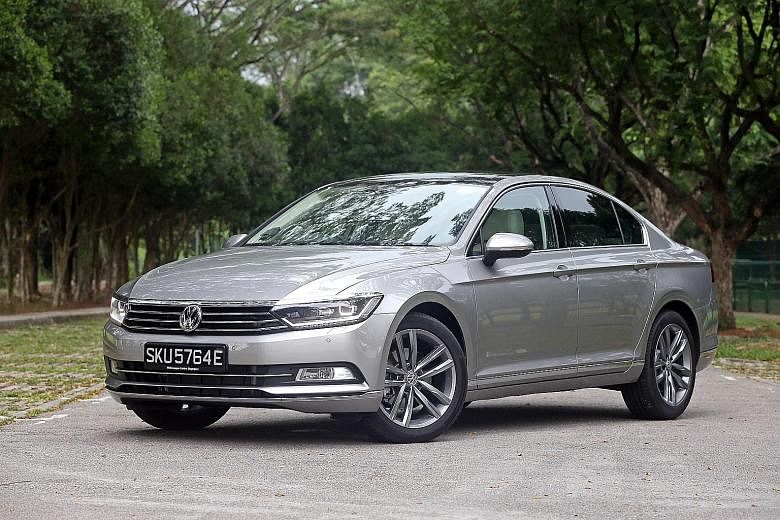 The new Passat has shorter overhangs and a more spacious interior.