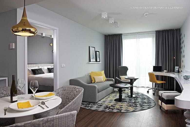 Frasers Hospitality has launched its first property in Frankfurt, the 153-unit Capri by Fraser. A similar property will be completed in Berlin by the first quarter of next year.