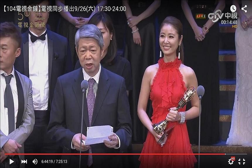 Ruby Lin, who produced and starred in the show, won the top prize, Best Drama.
