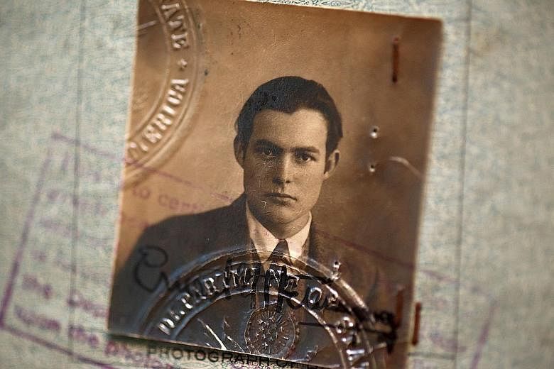 Ernest Hemingway's passport issued on Dec 20, 1923.