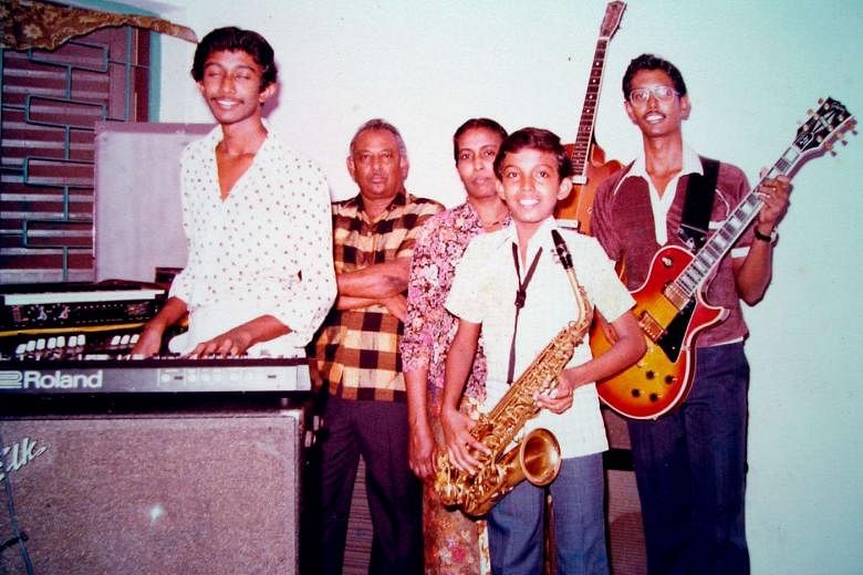 Mohamed Raffee (above right) with his family in a 1977 photograph, (from left) younger brother Mohamed Bashir, father Syed Yakob, mother Hamidah Sulaiman and youngest brother Mohamed Noor